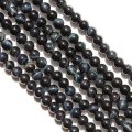 連　ブルータイガーアイ　 丸　 4mm AA　　　　品番： 4435