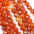 連　カーネリアン（オレンジ）　カット　12mm　　　　品番： 3956