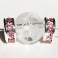 ロンデル（SVローズピンク/平型）　 6mm　100個　　　　品番： 8053