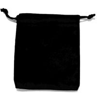 袋　ベロア　ブラック　10枚セット　　　　品番： 8306