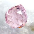風水　サンキャッチャー　ピンク　大（約30mm）　　　　品番： 9702