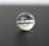 【オリジナル商品】カービング　占星術　太陽　水晶(銀彫り)　12mm　　品番： 6176