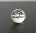 【オリジナル商品】カービング　占星術　火星　水晶(銀彫り)　12mm　　品番： 9919