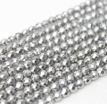 【売切50%OFF（表示価格が割引後の金額）】連　ヘマタイト　シルバーメッキ　カット 　3mm　　　　※割引クーポン・ポイント付与対象外　品番： 9593