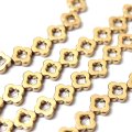 【売切50%OFF（表示価格が割引後の金額）】連　ヘマタイト　ゴールドメッキ　変形　フラワー　8mm　　※割引クーポン・ポイント付与対象外　品番： 10054