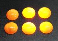 画像2: 【日本銘石】ルース　北海道産蛍光オレンジオパール　カボション　約1cm　品番：　10865 (2)