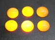 画像3: 【日本銘石】ルース　北海道産蛍光オレンジオパール　カボション　約1cm　品番：　10865