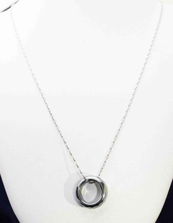 画像4: テラヘルツ　リングネックレス　ステンレスチェーン(40cm)付き　ユニセックスデザイン　　品番： 10869