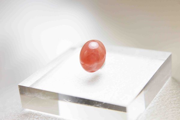 画像3: 【日本銘石】ブレス　北海道稲倉石鉱山産　ロードクロサイト　インカローズ　ルース　12mm×9.9mm　5.81ct　【一点物　超希少】【Premium　Lineup】　品番：　11890