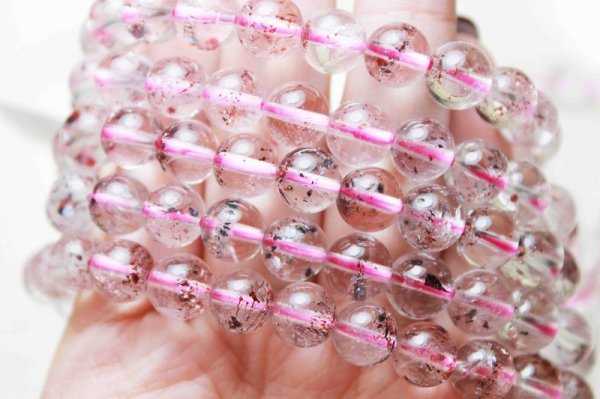 画像6: ブレス　レピドクロサイトインクォーツ　約8mm　品番： 6998