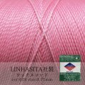 ワックスコード　LINHASITA社製　ピーチ　0.75mm 約210m ロウ引き紐　E629  品番: 10604