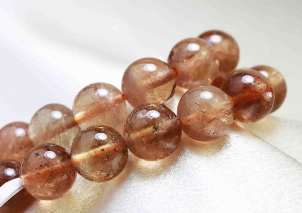 画像4: ブレスレット　ブラジル産　シャンパンカラートパーズ　10mm　　品番： 10464