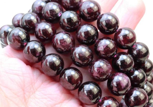 画像4: 連　ガーネット　 丸　約10mm　品番： 3944