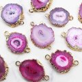 ドゥルージー　コネクトパーツ　スライス(ピンク)　ソーラークォーツ　品番： 9005