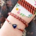 パーツ　コードブレスレット　SVモカ　品番： 11659