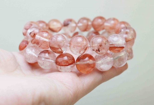 画像7: ブレス　マニカラン水晶　TOPランク　ヒマラヤ産　12mm　説明カード付属　　品番： 7040