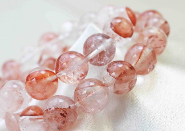 画像4: ブレス　マニカラン水晶　TOPランク　ヒマラヤ産　12mm　説明カード付属　　品番： 7040
