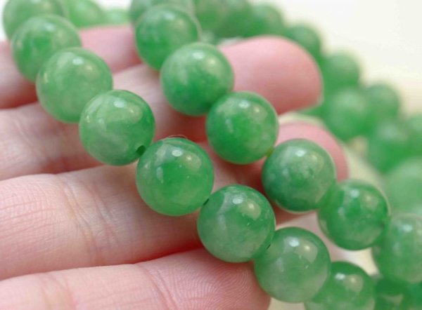画像4: 【高品質】　ブレスレット　ミャンマー産　翡翠　ヒスイ　ひすい　約9mm　品番： 11877