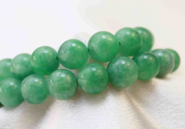 画像3: 【高品質】　ブレスレット　ミャンマー産　翡翠　ヒスイ　ひすい　約9mm　品番： 11877