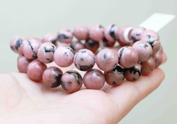 画像6: 【激安】　ブレスレット　レトロピンクロードナイト　約10mm　品番： 10061