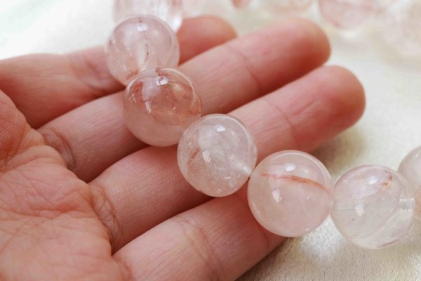 画像4: ブレスレット　ヒマラヤ　マニカラン水晶　TOPランク　マニカラン産　14mm　説明カード付属　品番： 8205