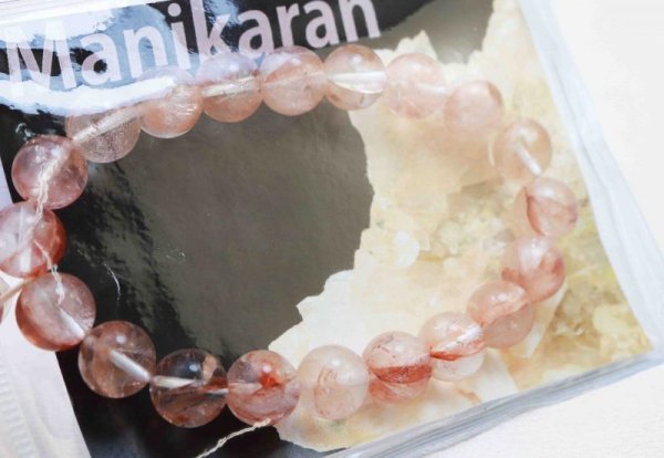 画像8: ブレスレット　ヒマラヤ　マニカラン水晶　TOPランク　マニカラン産　14mm　説明カード付属　品番： 8205