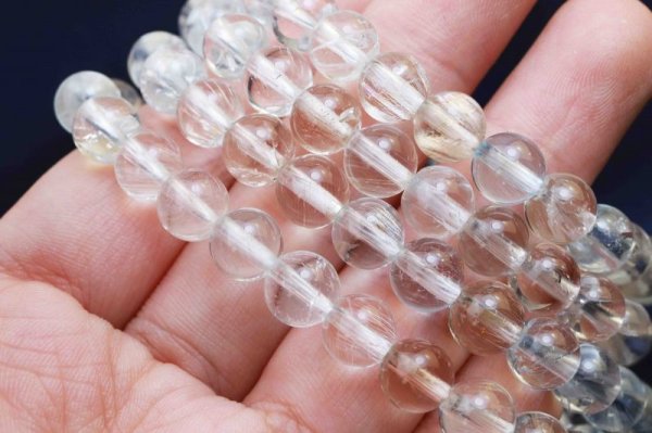 画像6: 【売切50%OFF（表示価格が割引後の金額）】【高品質】　ブレスレット　希少　ニードルイントパーズ　ミックスカラー　7mm　　品番： 12139