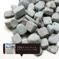 【日本銘石】さざれ　ふくいブルー　競争運　勝負運　浄化　〈福井県〉　約11〜16mm　100g　パッケージ付き　品番：　12259