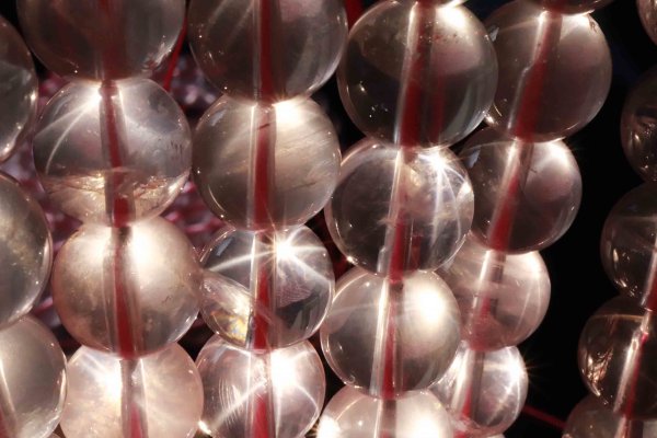 画像6: 【売切50%OFF（表示価格が割引後の金額）】連　スターローズクォーツ　癒し　幸運　魔除け　前向き　自信　魅了　丸玉 約12mm　※割引クーポン・ポイント付与対象外　品番：12266