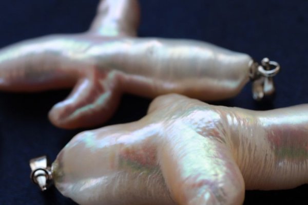 画像4: ペンダントトップ　淡水パール　約35×21mm〜50×29mm 　愛情　恋愛運アップ　金運　6月の誕生石　品番：12311