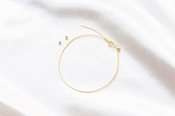 画像4: シルバー　スライドブレスチェーン　ブレスレット　silver925　ゴールド　品番： 12330