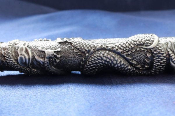 画像3: 龍王筆　宝珠　グレーカラー　風水　品番： 12349