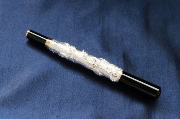 画像4: 龍王筆　宝珠　シルバーカラー 風水　　品番： 12347