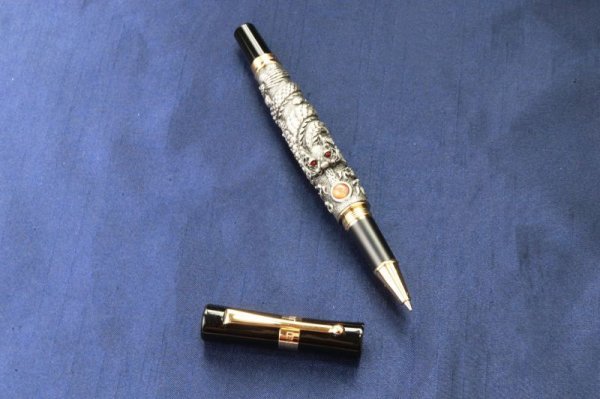 画像4: 龍王筆　龍神　グレーカラー　風水　品番： 12356