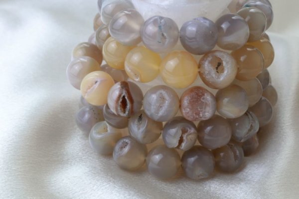 画像4: ブレス　スマイルメノウ　約12mm　品番： 12384
