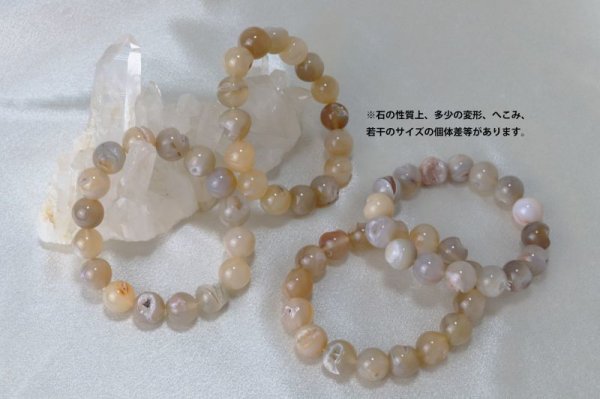 画像6: ブレス　スマイルメノウ　約12mm　品番： 12384