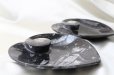 画像3: アンモナイト　皿　ハート型　インテリア　化石　ディスプレイ　浄化　約16x20cm　品番： 12412 (3)