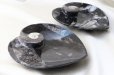 画像4: アンモナイト　皿　ハート型　インテリア　化石　ディスプレイ　浄化　約16x20cm　品番： 12412 (4)