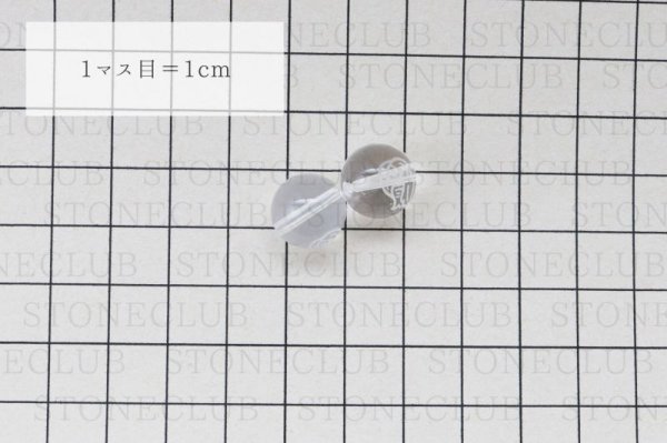 画像3: カービング　彫刻ビーズ　アマビエ　水晶　丸　12mm　彫り石　妖怪　生物　豊作　疫病　予言　品番：12521