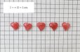 画像5: ハート石　合成チェリークォーツ　ハート型　小サイス　溶解水晶　癒し　置物　天然石　品番：7437 (5)