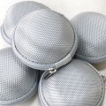 持ち運びに便利♪　マカロン型　ユーズフルケース　(メッシュグレー)　マカロンケース　品番：12879