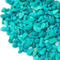さざれ　染め　ターコイズ　5~7mm　1kg　行動力　勇気　友情　お守り　※ポイント対象外　品番：12970