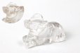 画像3: 置物　彫り物　丑（うし）　水晶　クォーツ　クリスタル　透明　浄化　魔除け　品番：12982 (3)