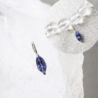 チャーム　タンザナイト　プラチナ　0.25ct　タンザニア産　決断力　冷静さ　12月　誕生石　ペンダントトップ　ジュエリー　品番：13136