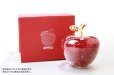 画像5: 置物　幸運のリンゴ　CZ　レッド　赤　ジルコニアストーン　風水　開運　幸福　幸運　金運　運気上昇　幸運のアップル　彫り物　品番： 13233 (5)