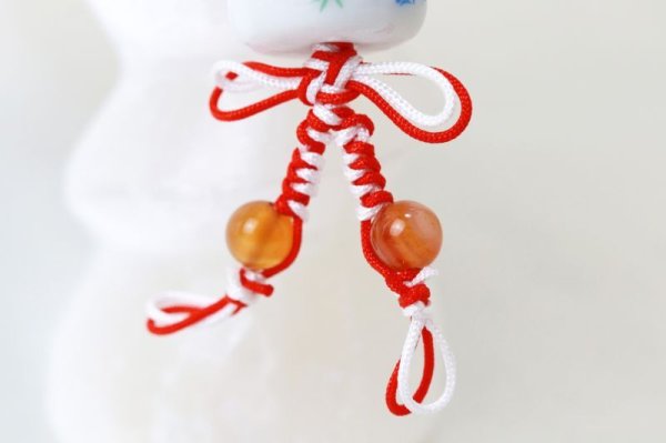 画像3: 開運招き猫ストラップ　サードオニキス　招福　夫婦円満　幸福　魔除け　結婚運　夫婦愛　お守り　2023年　品番：13334