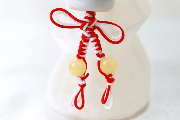 画像3: 開運招き猫ストラップ　アラゴナイト　千客万来　集中力　集客力　人気運　魅力　お守り　2023年　品番：13335