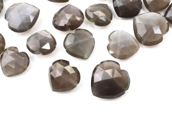 画像4: 一粒売り　グレームーンストーン　ハート型　穴あり　約3.1ct?12.6ct　スリランカ産　人間の情緒　社交性　喜び　楽観的思考　品番： 13479