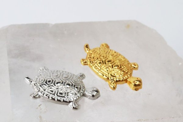 画像3: お財布銭亀　金銀セット　蓄財開運　金運招福　金亀　銀亀　開運　幸運　財運　健康　長寿　財産　強化　お守り　品番：13487