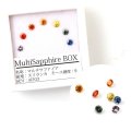パーツ　マルチカラー　サファイア　ボックス　0.1ct　7個入り　スリランカ産　蒼玉　勝利　希少性　9月　誕生石　品番：13496